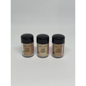 Wet N Wild Coloricon Loose Eyeshadow Bronzer Pigment Limited Edition Set Of 3